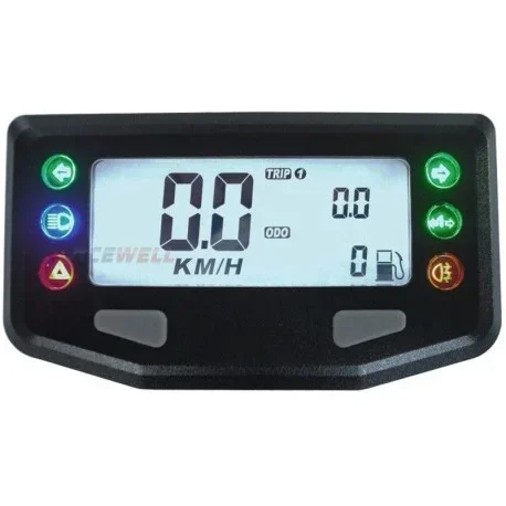 ACEWELL MODEL 257 BLACK DIGITAL SPEEDOMETER