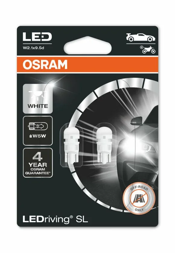 Ampoule Osram Retrofit LEDriving W5W 12V 0,8W Universel Ref : OSRM00034A / 1090307