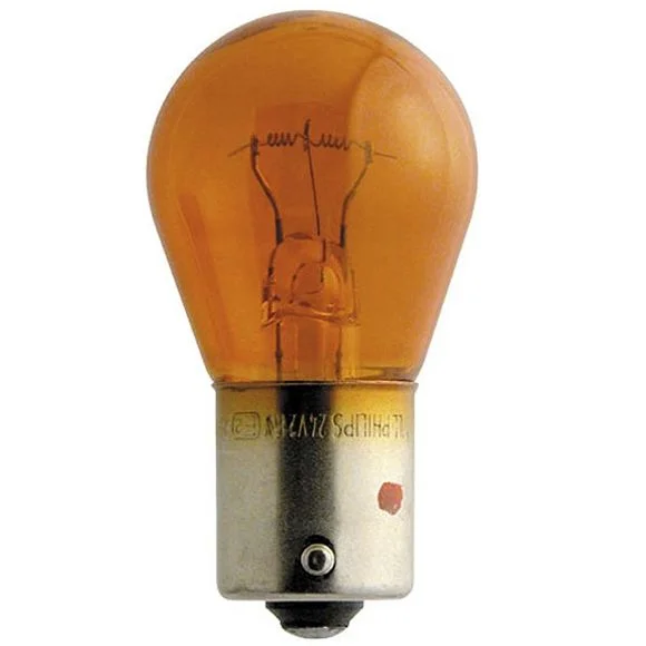 Ampoule Philips STOPS ET CLIGNOTANTS PY21W AMBRE 12V 21W BAU15S Universel Ref : 2012496