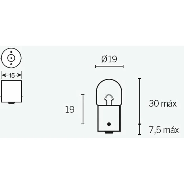 Ampoule TECNIUM R5 12V 5W – x10