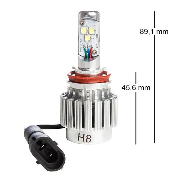 Ampoule Tecno globe LED VENTILE H8 Universel Ref : TG0109 / LED.H8