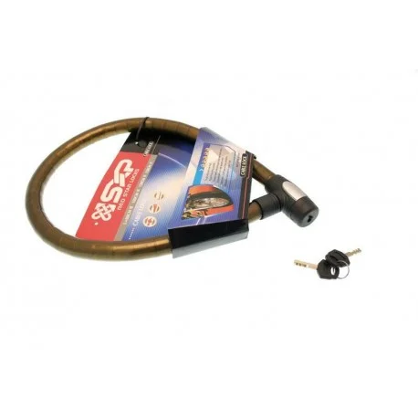 Antivol moto cable articule
