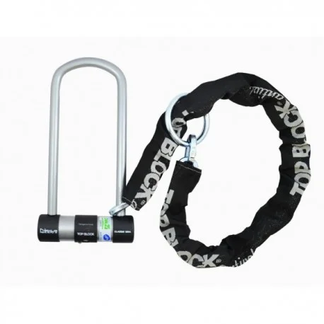 Antivol moto TOP BLOCK NEXUS 146/320CL11 homologue classe SRA avec chaine