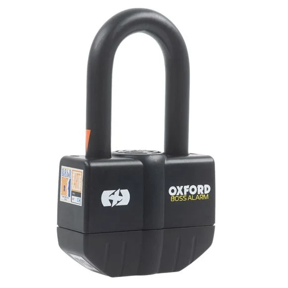Antivol Oxford Bloque disque LK484 Boss Alarm 16 mm Padlock (SRA) Universel – Noir Ref : OD0021 / LK484