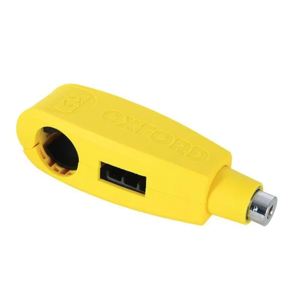 Antivol Oxford Bloque levier de frein LK300 LeverLock Universel – Jaune Ref : OD0013