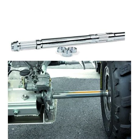 Arbres de roue quad ARCTIC CAT 400 DVX, KAWASAKI KFX400, SUZUKI LT-Z400 QUADSPORT