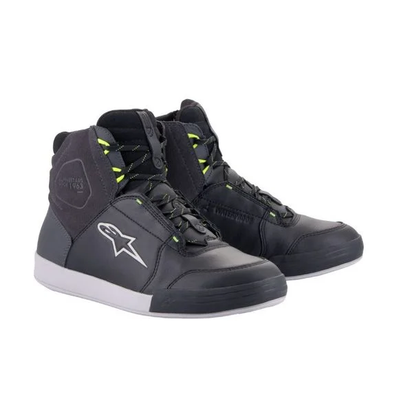 Baskets Alpinestars CHROME WATERPROOF – Gris / Jaune Ref : AP12856