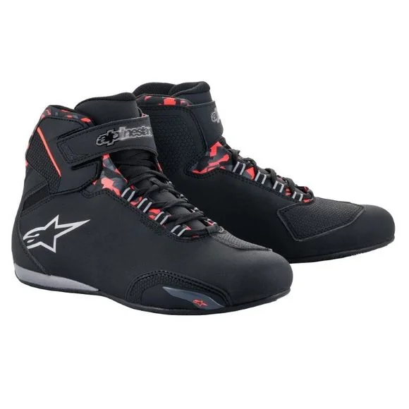 Baskets Alpinestars SEKTOR WATERPROOF – Noir / Rouge Ref : AP11535