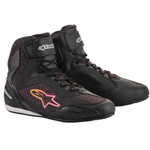 Baskets Alpinestars STELLA FASTER-3 RIDEKNIT – Noir / Rose Ref : AP11987