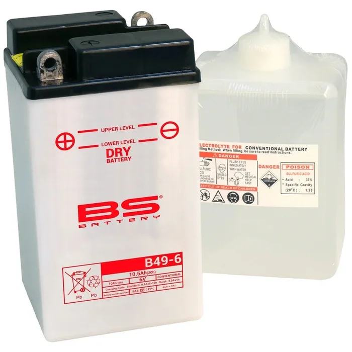 Batterie BS BATTERY conventionnelle avec pack acide – B49-6
