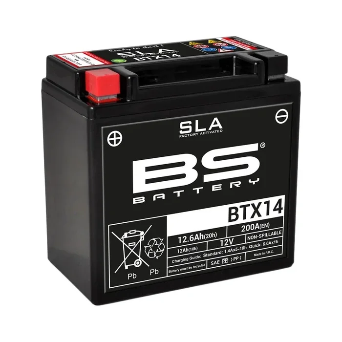 Batterie BS BATTERY SLA sans entretien activé usine – BTX14