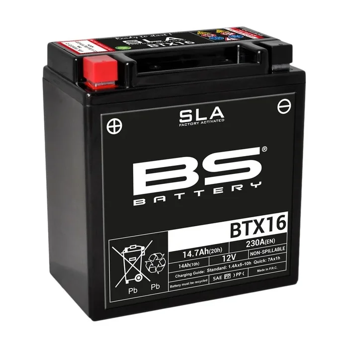 Batterie BS BATTERY SLA sans entretien activé usine – BTX16