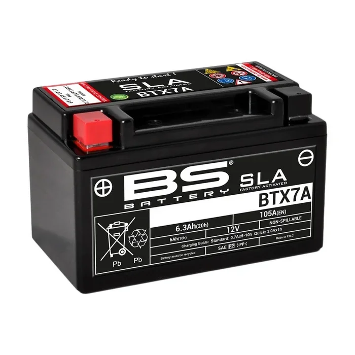 Batterie BS BATTERY SLA sans entretien activé usine – BTX7A