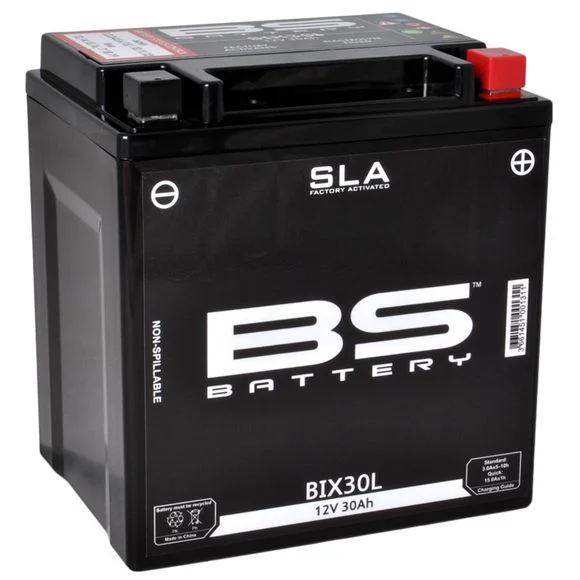 Batterie BS Battery SLA YIX30L-BS/BIX30L ferme Type Acide Sans entretien/prête à l’emploi Ref : 321080 / 1080653