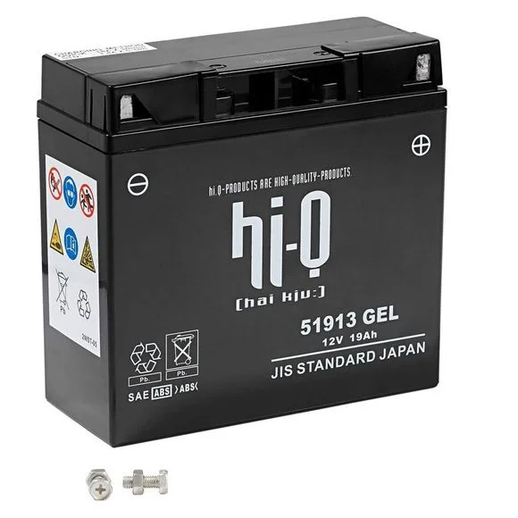 Batterie HI-Q 51913 AGM ferme Type Acide Sans entretien Ref : HIQ0062 / 5726461314000170