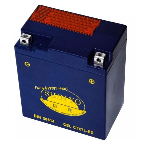 Batterie HI-Q YTX7L-BS AGM ferme Type Acide Sans entretien Ref : HIQ0063 / 5726461314000180