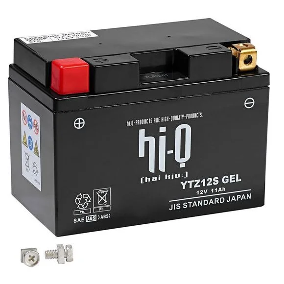 Batterie HI-Q YTZ12S AGM ferme Type Acide Sans entretien Ref : HIQ0074 / 5726461314000690