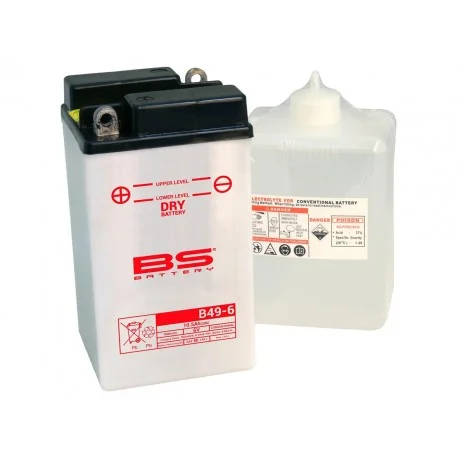Batterie moto BS BATTERY 6 volts Renforcee B49-6