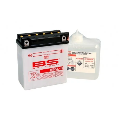 Batterie moto BS BATTERY Haute-performance 12 Volts YB5L-B BB5L-B