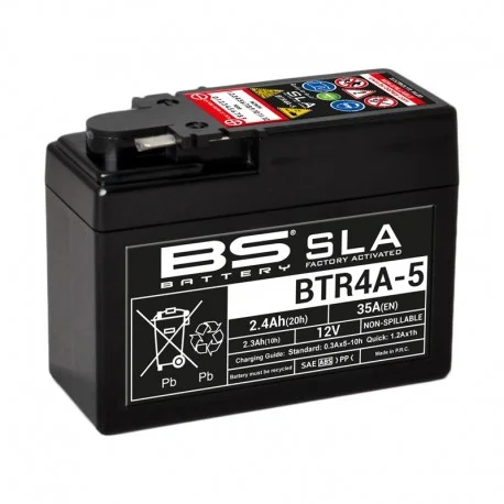Batterie moto BS BATTERY SLA YTR4A-5 BTR4A-5