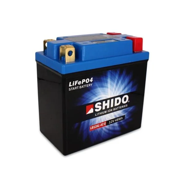 Batterie Shido LB12AL-A2 Lithium Ion 4 bornes Ref : LB12AL-A2 Q LION -S-