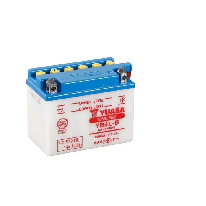 Batterie YUASA conventionnelle avec pack acide – YB4L-B
