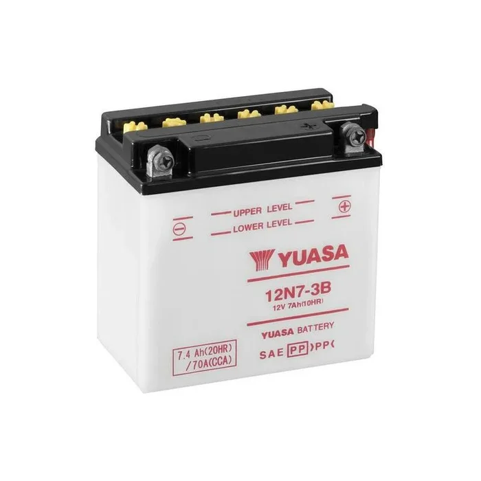 Batterie YUASA conventionnelle sans pack acide – 12N7-3B