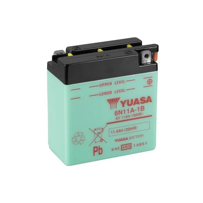 Batterie YUASA conventionnelle sans pack acide – 6N11A-1B