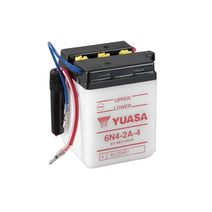 Batterie YUASA conventionnelle sans pack acide – 6N4-2A-4