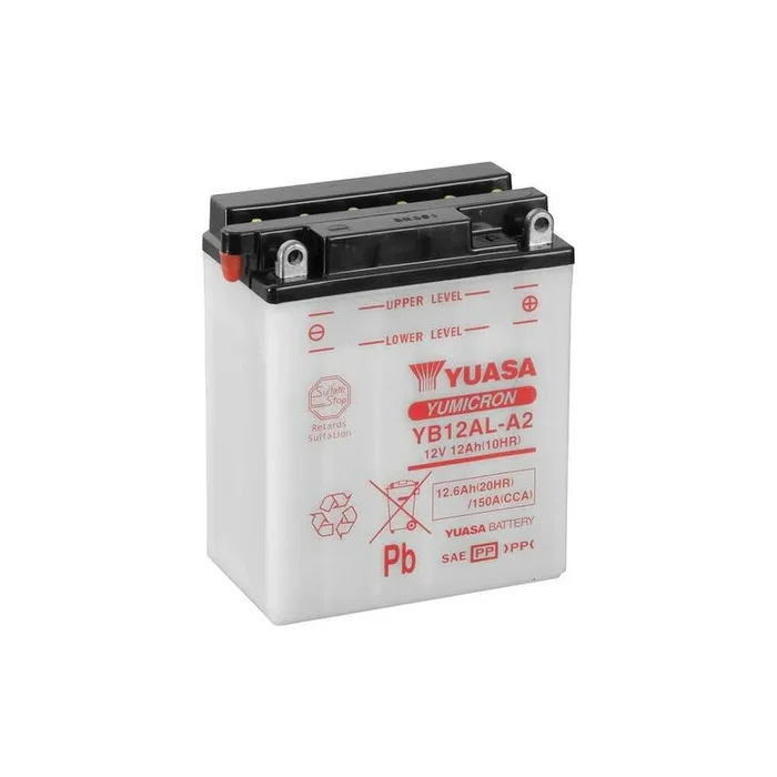 Batterie YUASA conventionnelle sans pack acide – YB12AL-A2