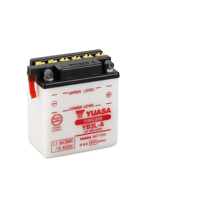 Batterie YUASA conventionnelle sans pack acide – YB3L-A