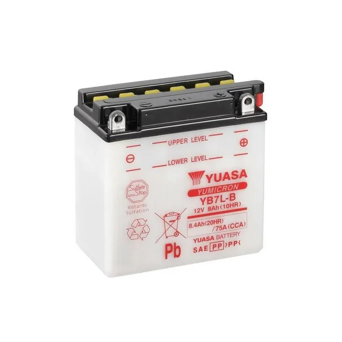 Batterie YUASA conventionnelle sans pack acide – YB7L-B