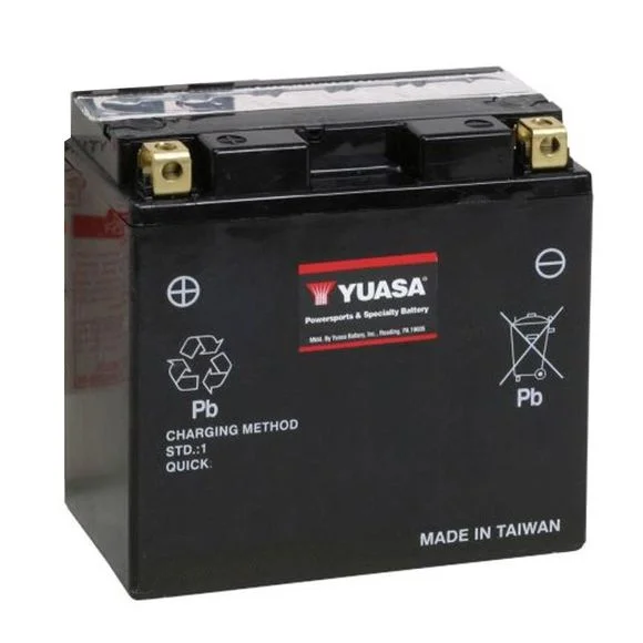 Batterie Yuasa YT12B -Y- FERME TYPE ACIDE SANS ENTRETIEN Ref : YT12B -Y-