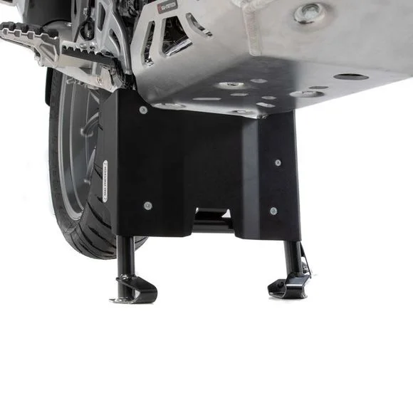 Béquille centrale SW-MOTECH – PROTECTION POUR BEQUILLE – Noir Ref : MSS.07.781.10301/B / MSS.07.781.10302/B
