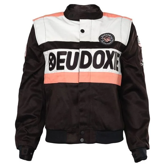 Blouson Eudoxie NASCAR RIDER – Noir / Rose Ref : EUD0034