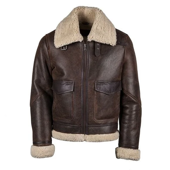 Blouson Helstons BOMBARDIER THUNDER – Marron Ref : HS0528