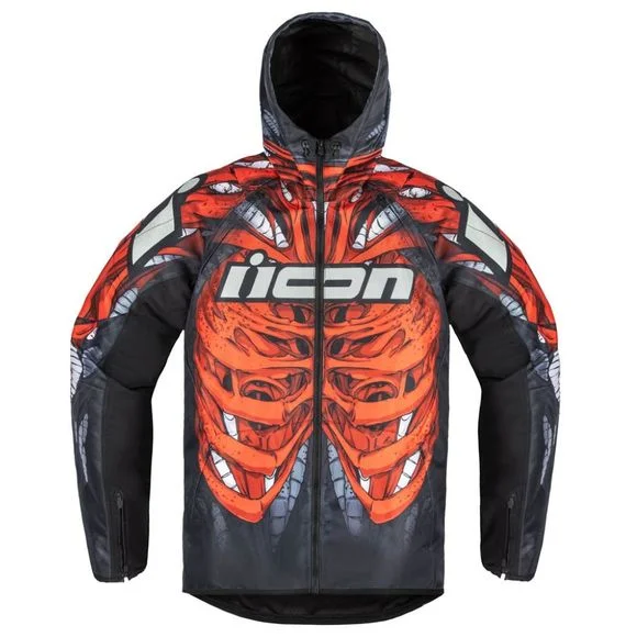 Blouson Icon AIRFORM MANIK&rsquo;R – Noir / Rouge Ref : IC0881