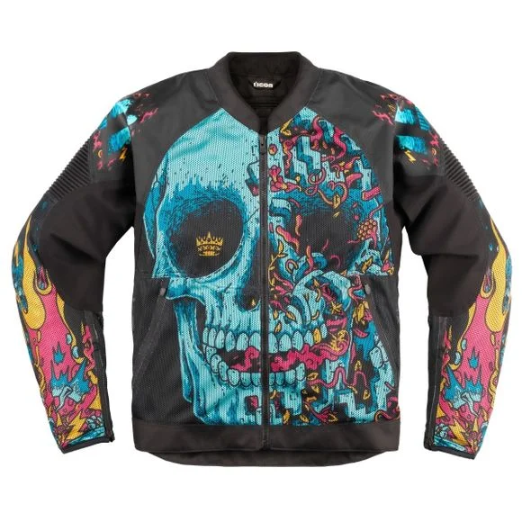 Blouson Icon OVERLORD3 MESH MUNCHIES – Bleu / Noir Ref : IC0874