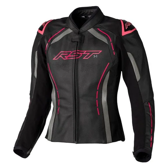 Blouson RST S1 FEMME – Noir / Rose Ref : RST0157