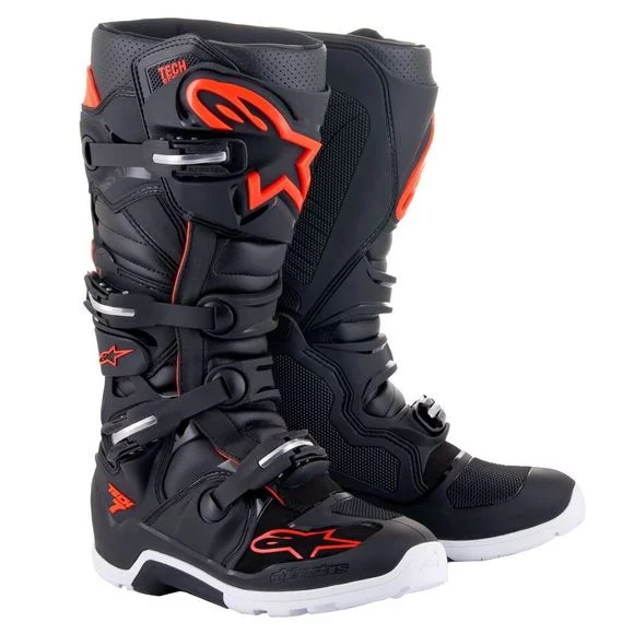 Botte enduro Alpinestars TECH 7 2025 – Noir / Rouge Ref : AP12721