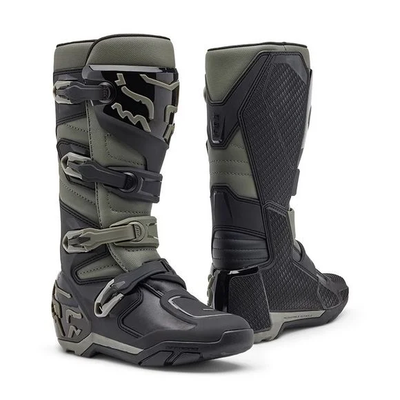 Botte enduro Fox COMP X 2025 – Gris / Noir Ref : FX5118