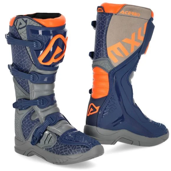 Bottes cross Acerbis X-TEAM BLUE GREY 2023 – Bleu / Gris Ref : AE3400