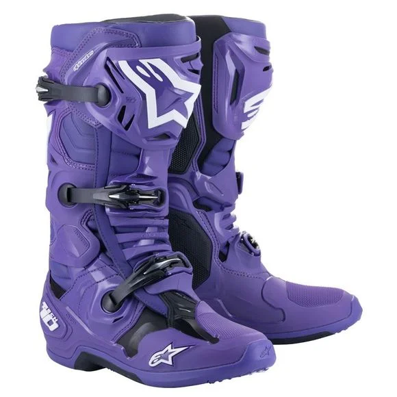 Bottes cross Alpinestars TECH 10 2024 – Violet / Noir Ref : AP1495