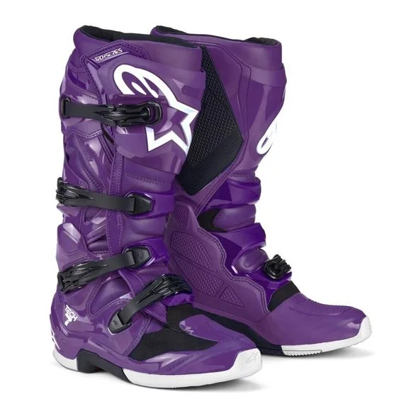 Bottes cross Alpinestars TECH 7 2025 – Gris / Violet Ref : AP3541