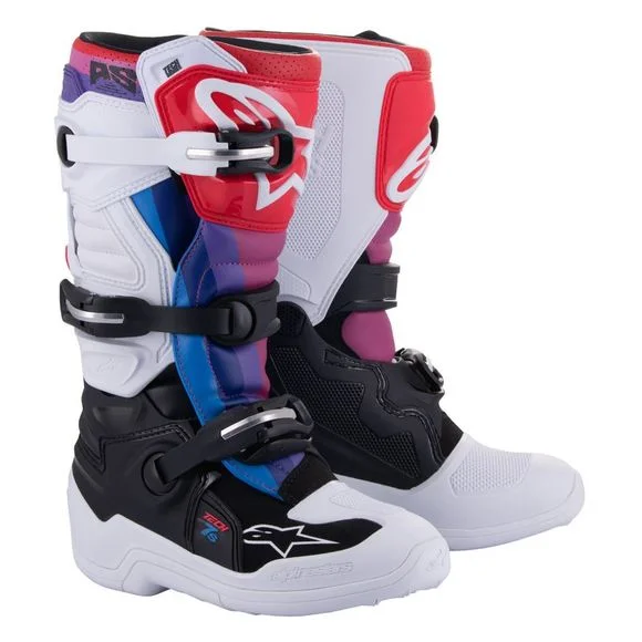 Bottes cross Alpinestars TECH 7S ENFANT – Blanc / Noir Ref : AP12409