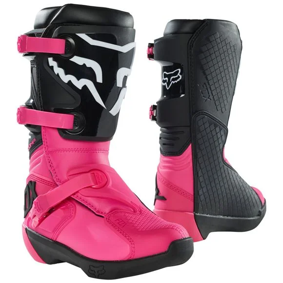 Bottes cross Fox ENFANT COMP – BLACK PINK – Rose / Noir Ref : FX3086