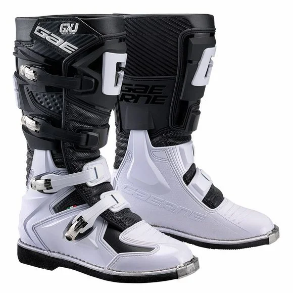 Bottes cross Gaerne GXJ BLACK/WHITE JUNIOR – Noir / Blanc Ref : GA0164
