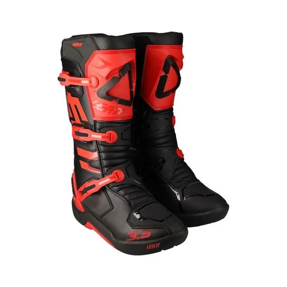 Bottes cross Leatt 3.5 BOOT – RED 2023 – Rouge / Noir Ref : LB0530