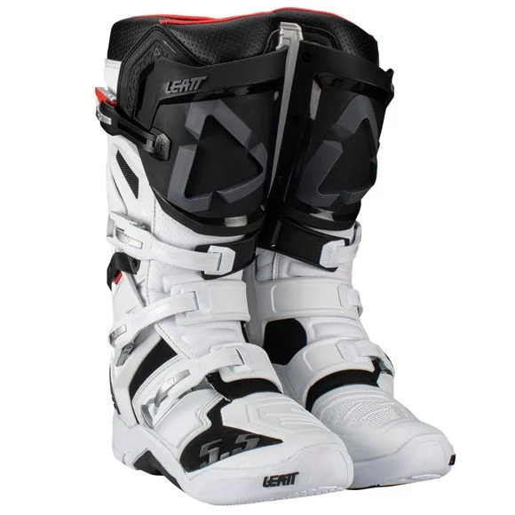 Bottes cross Leatt GPX 5.5 FLEXLOCK 2024 – Blanc Ref : LB0630-C758