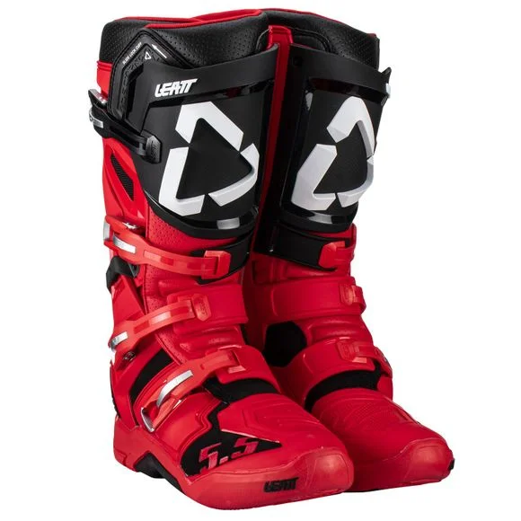 Bottes cross Leatt GPX 5.5 FLEXLOCK 2024 – Noir / Rouge Ref : LB0630-C664